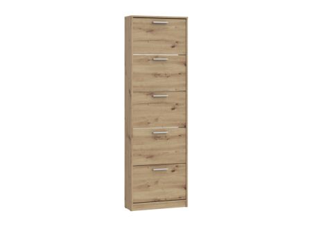 Schoenenkast Net402 58x20x186cm - decor - artisanale eik