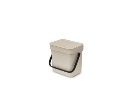Vuilnisbak Sort & Go Brabantia 3L - soft beige