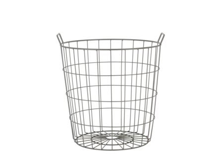 Oogstmand M 42,3x40,2x43,7cm - ijzer - grijs