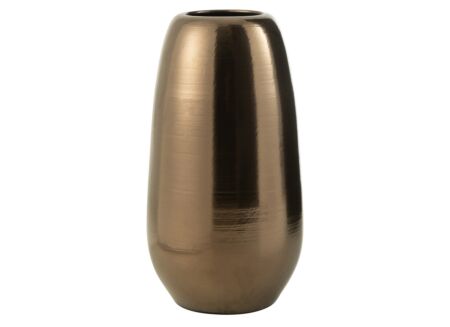 Vaas H70cm - porselein - goud