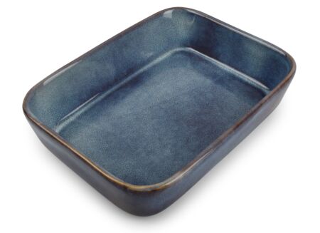 Ovenschaal Duna 27x21cm - stoneware - blauw