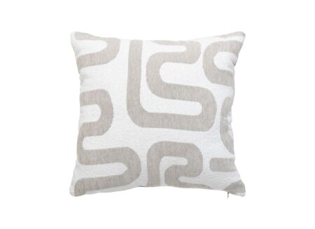 Kussen Safina 40x40cm - stof - beige