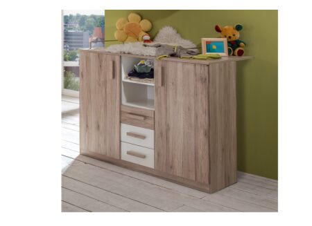 Commode incl luiertafel Cariba 122x101x75cm