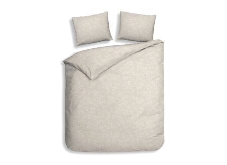 Dekbedovertrek Alloro 260x220cm - flanel - desert sand