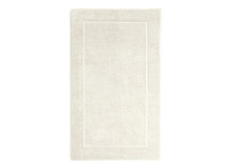 Tapis de bain London 60x100cm - coton - jasmin avec antidérapant
