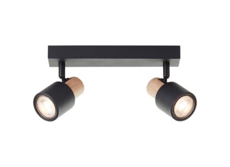 Opbouwspot Pini met 2 spots 10W GU10