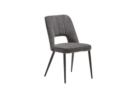 Stoel 50x50x90cm - stof - antraciet