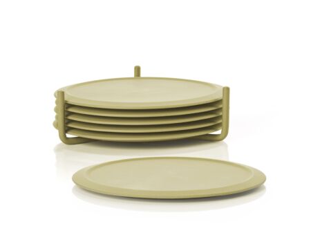 Onderzetters voor glazen Ø10cm set van 6