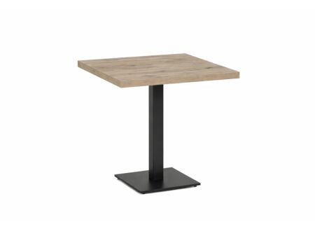 Tafel Bistro 80x80cm - melamine - canyon oak