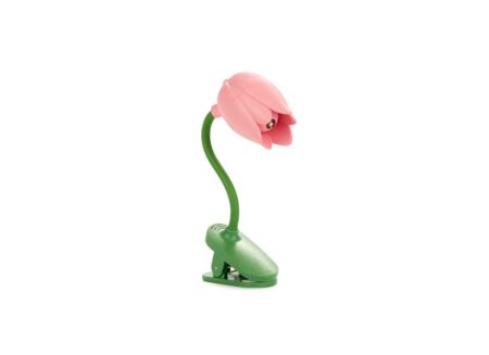 Leeslamp Tulp 11x2,5x4,3cm - kunststof - roze