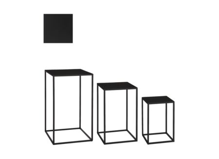 Bijzettafel Quinty 30x30cm set van 3