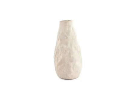 Plus Important - Vase Cave 17x33,5cm - grès - beige