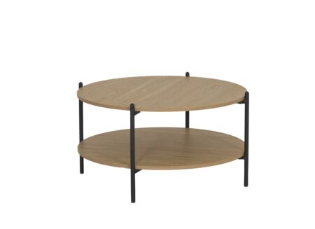 Salontafel Melon rond bruin