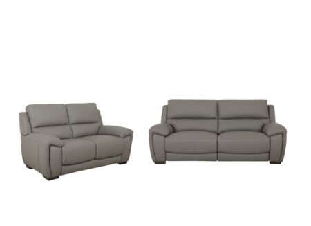 Zetel Sneak 2,5+2-zit - leder - elephant