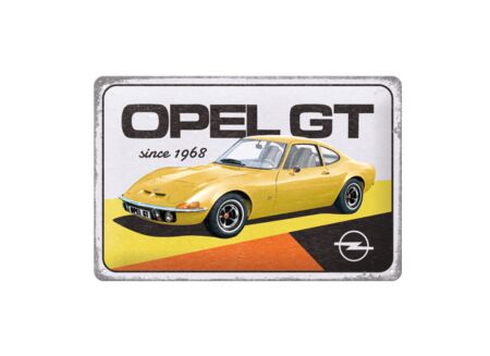 Plakkaat 20x30cm Opel GT