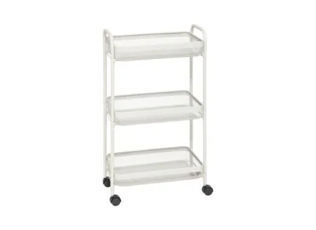 Plus Important - Desserte Mayaj 46,5x26,5x79,6cm - acier - beige