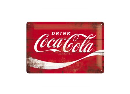 Plakkaat 20x30cm Coca Cola