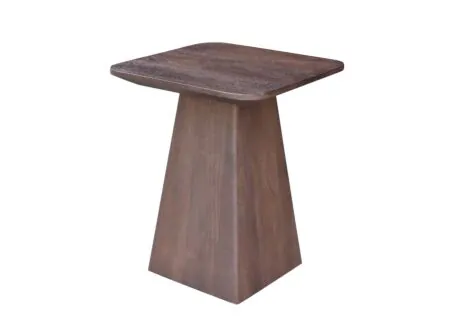 Table basse Monsoon manguier carré - Table basse Monsoon 40x40cm - manguier massif - marron