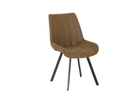 Stoel 54x59x86cm - microvezel - whisky