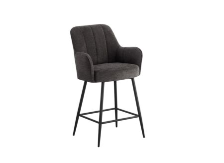 Barstoel Bonzo ZH67cm - stof - antraciet