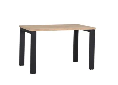 Table de bar Tembo 140x80cm naturel noir - Table de bar Tembo 140x80cm - chêne massif - naturel