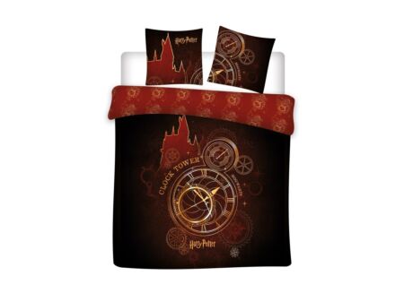 Dekbedovertrek Harry Potter 240x220cm - polykatoen - bordeaux