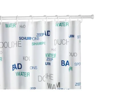 Barre de douche 110/185cm blanc - Barre de douche 110/185cm blanc