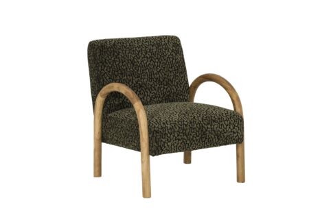 Fauteuil Boogie 66,7x77x78,5cm - polyestervezel - groen