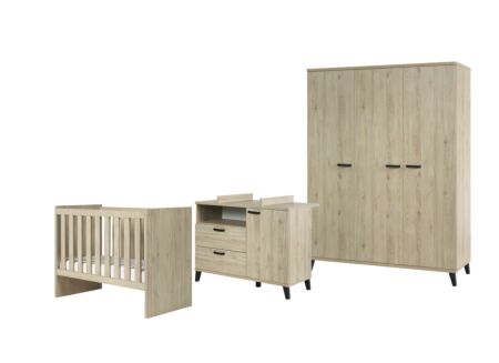 Babykamer Evy 2  met 3-deurs kast