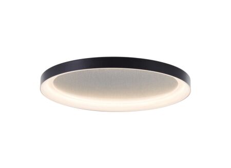 Plafondlamp Quito Ø42cm - kunststof - zwart