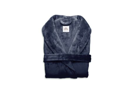 Badjas Cara L polyester marine blauw