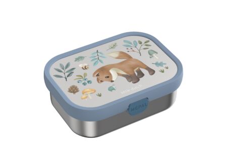 Lunchbox Campus Bento Forest Friends 750ml - RVS - multicolor