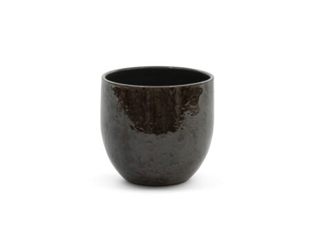 Bloempot H17cm - terracotta - groen