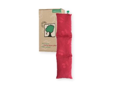 Kersenpitkussentje  13x55cm rood