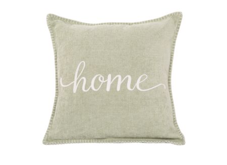Kussen Damian Home 45x45cm - stof - sage green