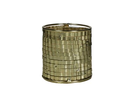 Windlicht Champagne H8cm