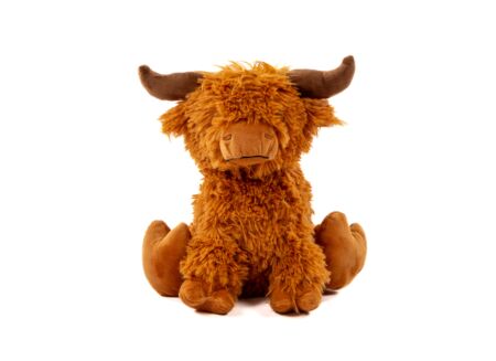 Deurstopper Highlander  H23cm - polyester - bruin