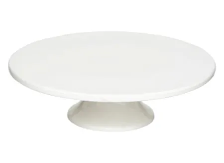 Taartschotel Nora Ø28x9cm - aardewerk - wit - Plat à tarte Nora Ø28x9cm - grès - wit