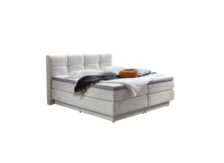 Boxspring BX2110 Portage 160x200cm met opbergruime - stof - ecru