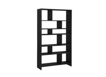 Opbergrek Mauri 120x40x210cm - eik massief - zwart