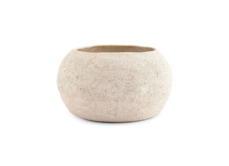 Schaal Cave Ø26cm stoneware beige