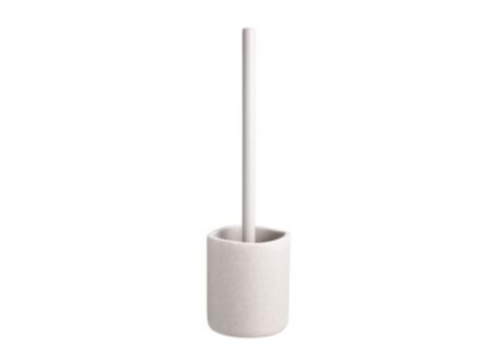 Wc-borstel Lokke Ø10,2x35,5cm - polyresine - wit