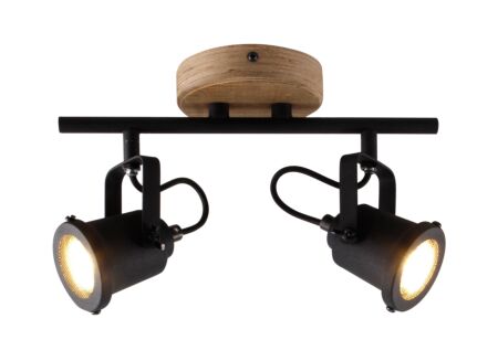 LED spot Inge met 2 spots 2x6W GU10
