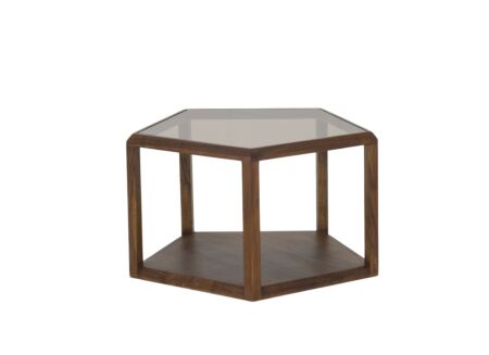 Salontafel Pentagon 80,5x80,5x50cm - acacia massief - naturel