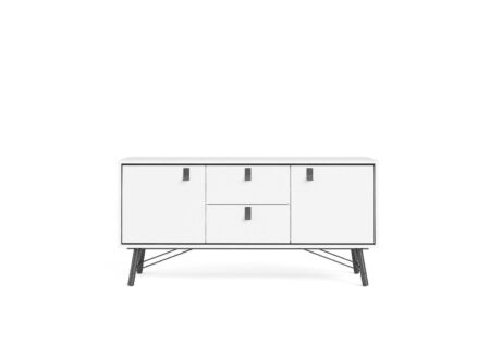 Dressoir Ry 151cm - vezelplaat - wit