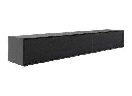 Tv-meubel Stream 240cm - melamine - eik zwart