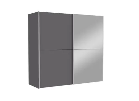 Schuifdeurkast Kaikais 170cm - decor - donkergrijs