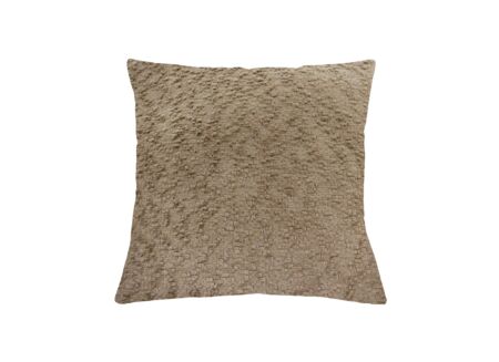 Kussen Alice 45x45cm - stof - mokka