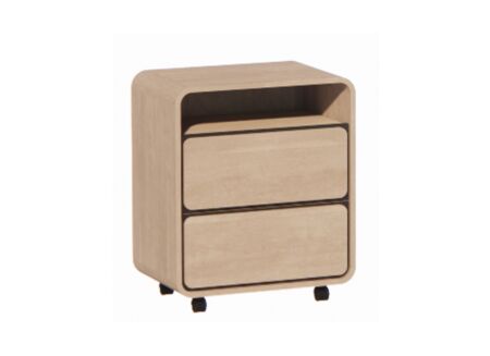 Ladeblok 56x37x67cm - melamine - brushed sand oak nature