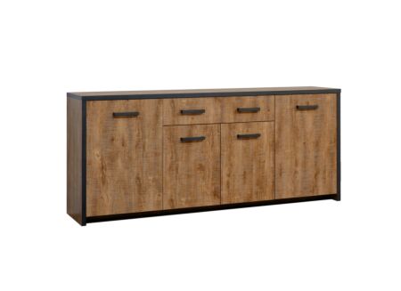 Dressoir Esther 210cm - meubelplaat - industriële eik